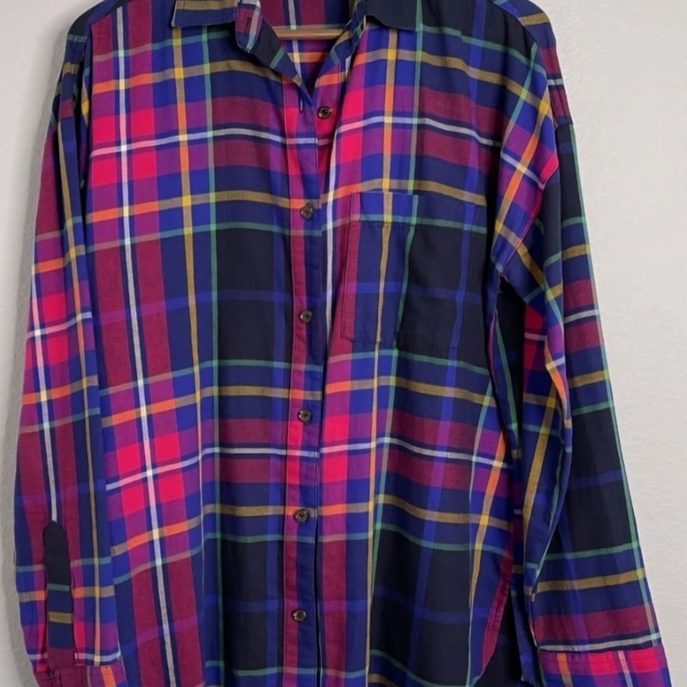 Men's Multicolor Plaid Shirt